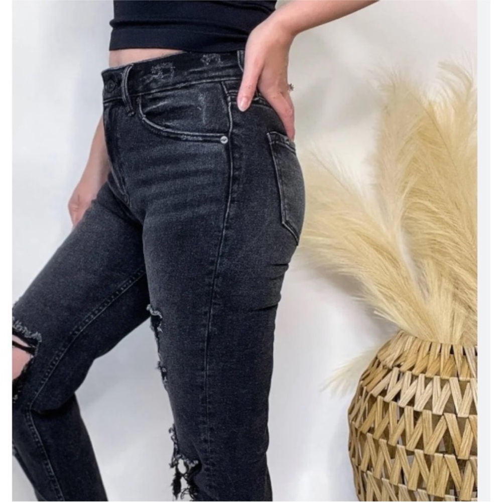 Abercrombie & Fitch Jeans the skinny high rise black size 27 - Picture 6 of 7